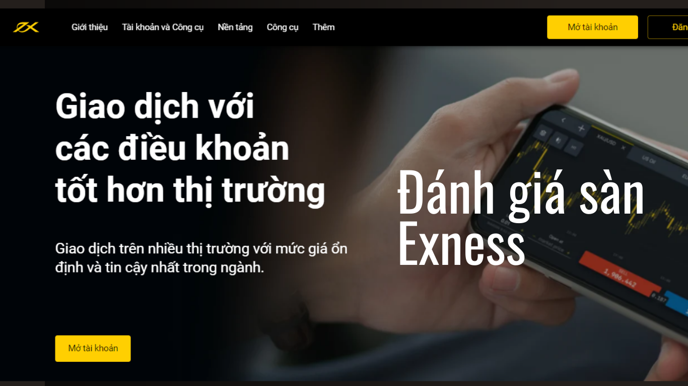 Hình ảnh minh họa một sinh viên đang giao dịch Forex trên laptop với biểu đồ tài khoản Tiêu Chuẩn Exness