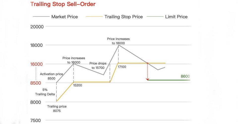 Ví dụ về cách đặt lệnh StopLoss trên biểu đồ giá